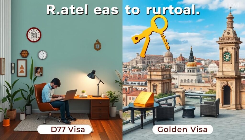 D7 Visa Vs Golden Visa Portugal comparison